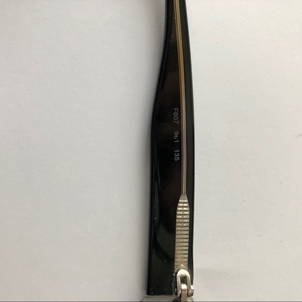 ♥️ FENDI iconic designer frames black w FENDI logo on sides ♥️ - Picture 7 of 10